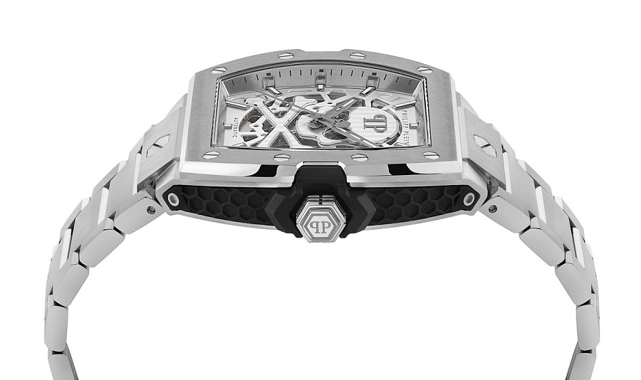 Часы Philipp Plein The Skeleton 2.0 PWJFA0425 — механические, сталь металл силикон