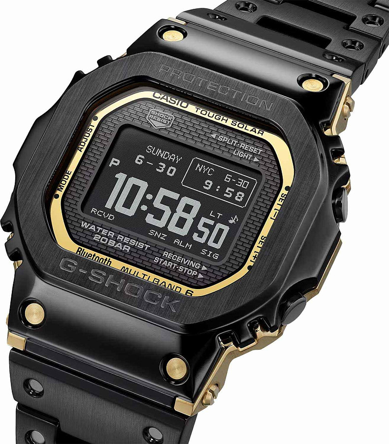 Часы Casio G-Shock GMW-BZ5000BD-1 — кварцевые, сталь