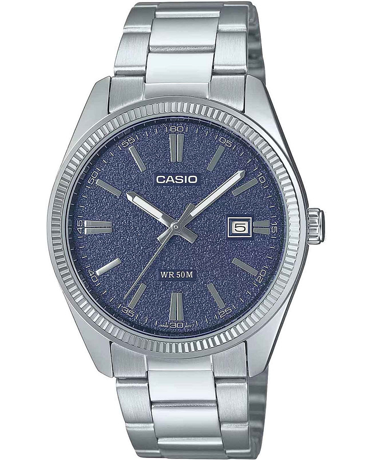 Часы Casio Collection Standard MTP-1302DA-2A1 — мужские, синий