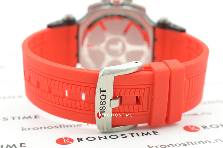 Часы Tissot T-Race Chronograph T115.417.27.051.00 — мужские, силикон