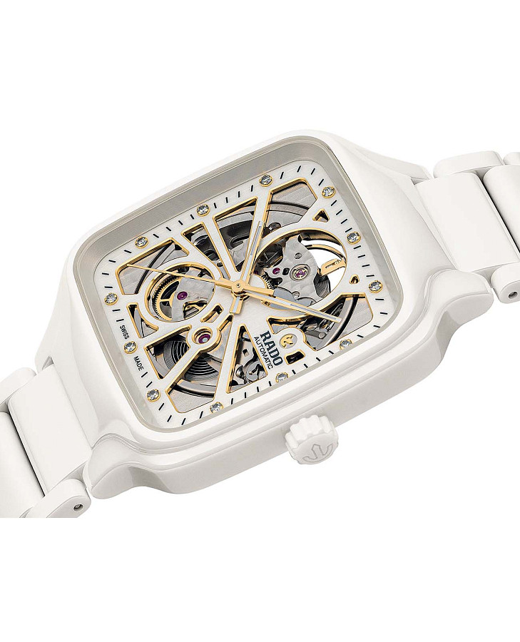 Часы Rado True Square Automatic Open Heart R27073702 — керамика, Швейцария