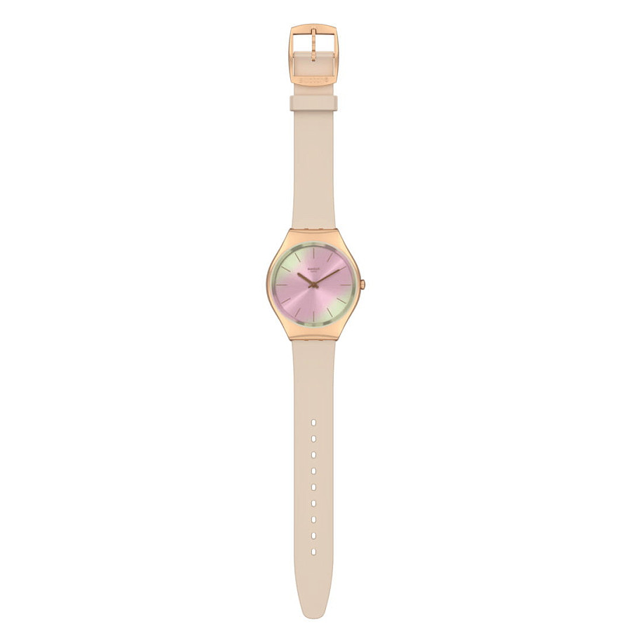 Часы Swatch Skin Irony SYXG122 — кварцевые, металл сталь