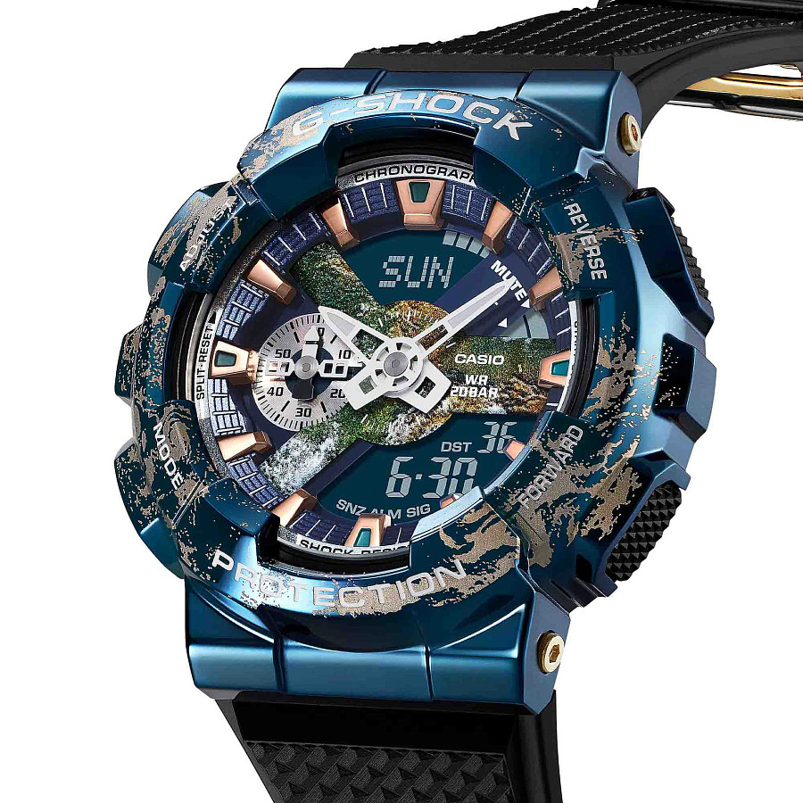 Часы Casio G-Shock GM-110EARTH-1ADR — полимер, мужские