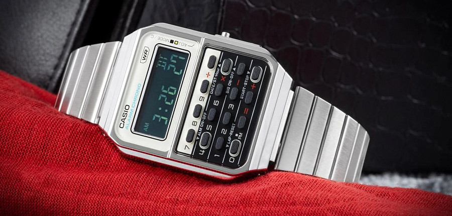 Часы Casio Vintage CA-500WE-7B — Япония, кварцевые