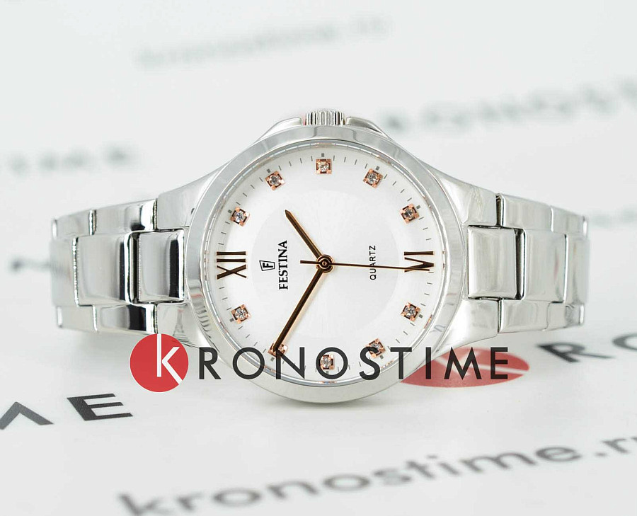 Часы Festina Mademoiselle F20582/1 — кварцевые, сталь металл