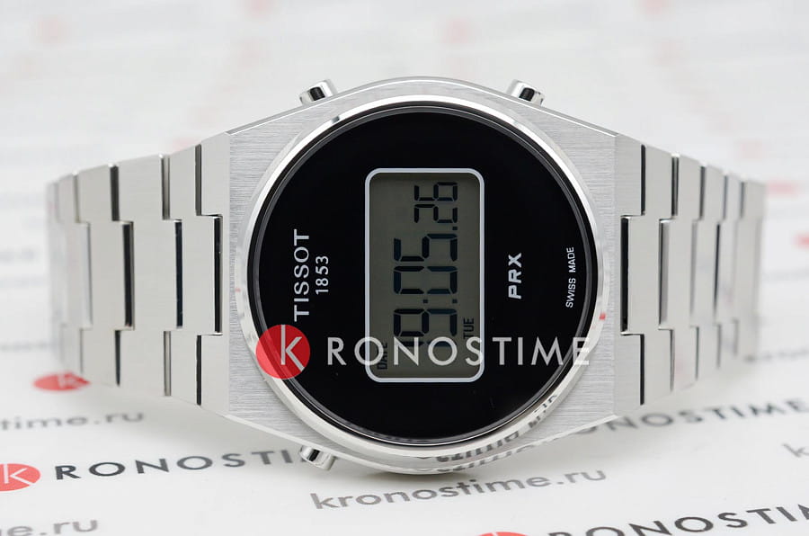 Часы Tissot PRX Digital T137.463.11.050.00 — кварцевые, металл сталь