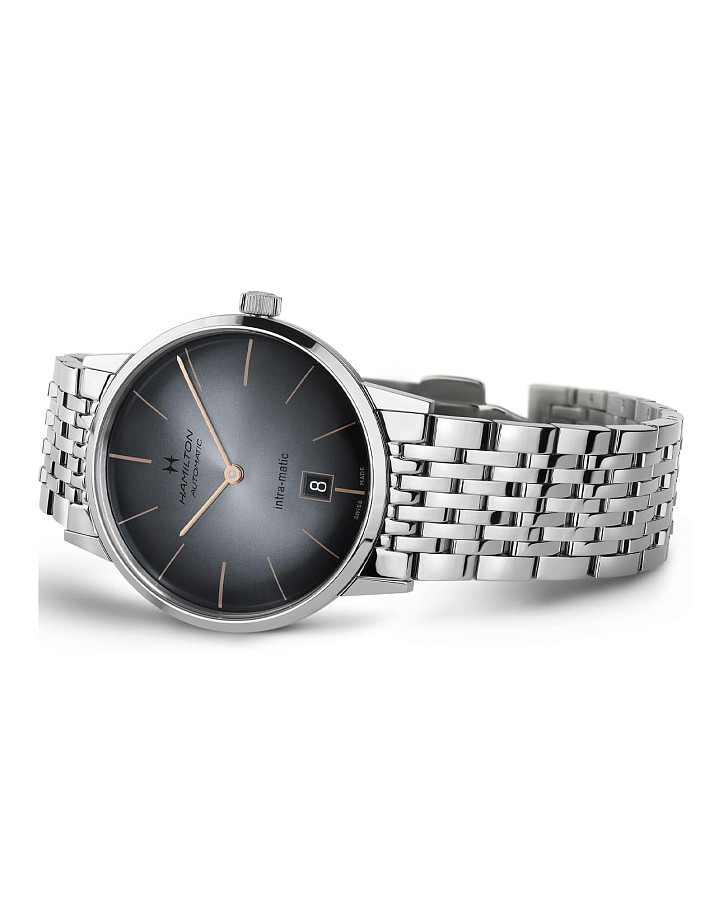 Часы Hamilton American Classic Intra-Matic Auto H38755181 — металл сталь, Швейцария