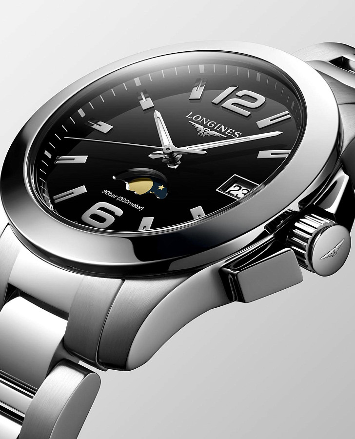 Часы Longines Conquest L3.381.4.58.6 — металл сталь, Швейцария