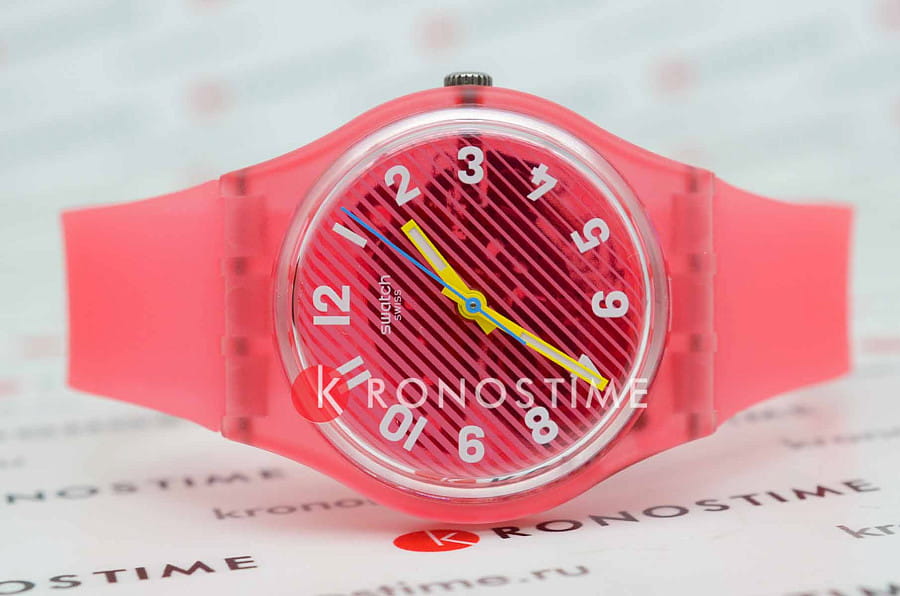 Часы Swatch Wavelengths Of Coral SO28P114 — кварцевые, пластик