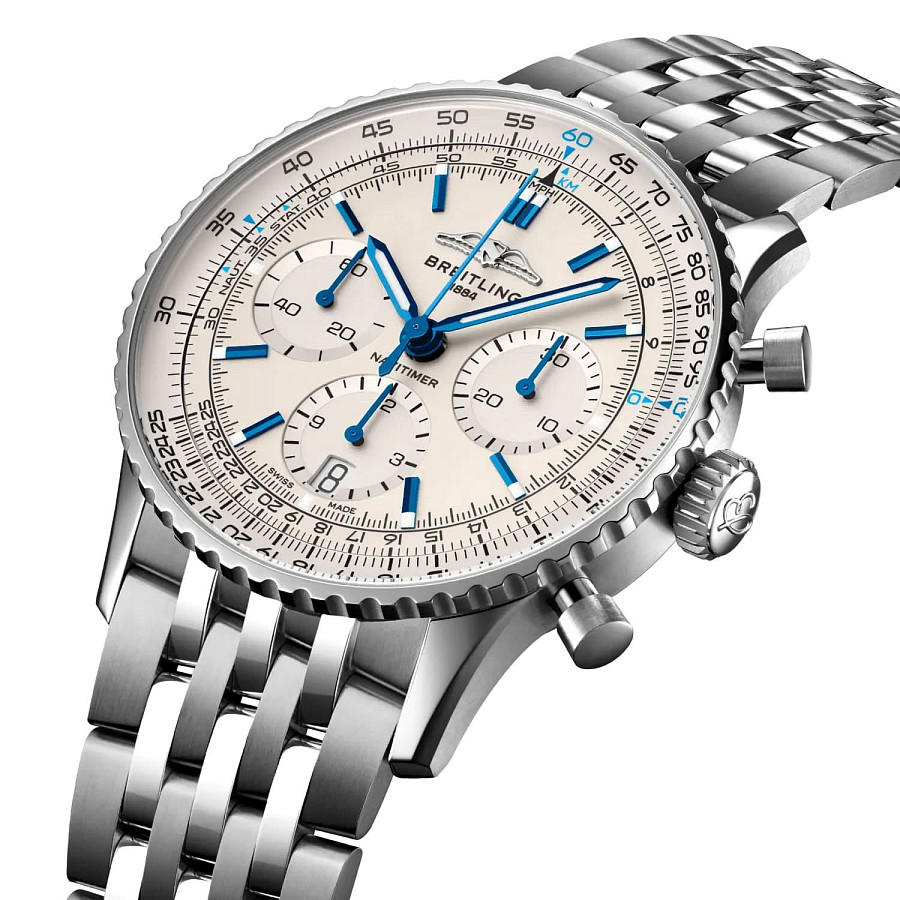 Часы Breitling Navitimer B01 Chronograph 41 AB0139A71G1A1 — механические, металл сталь