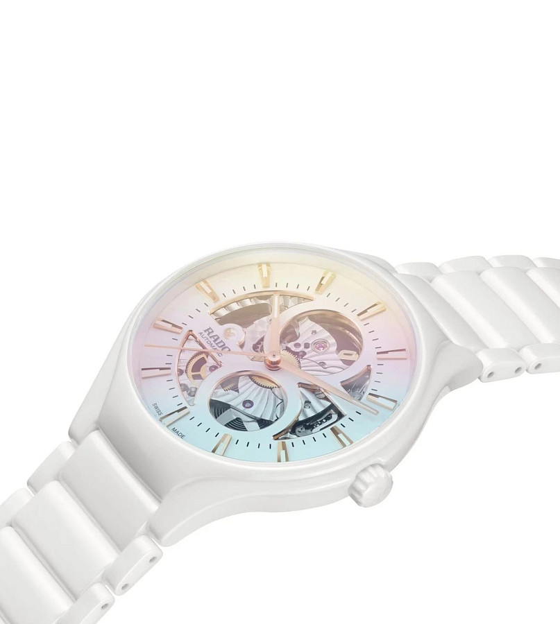 Часы Rado True Round Open Heart R27115022 — механические, керамика