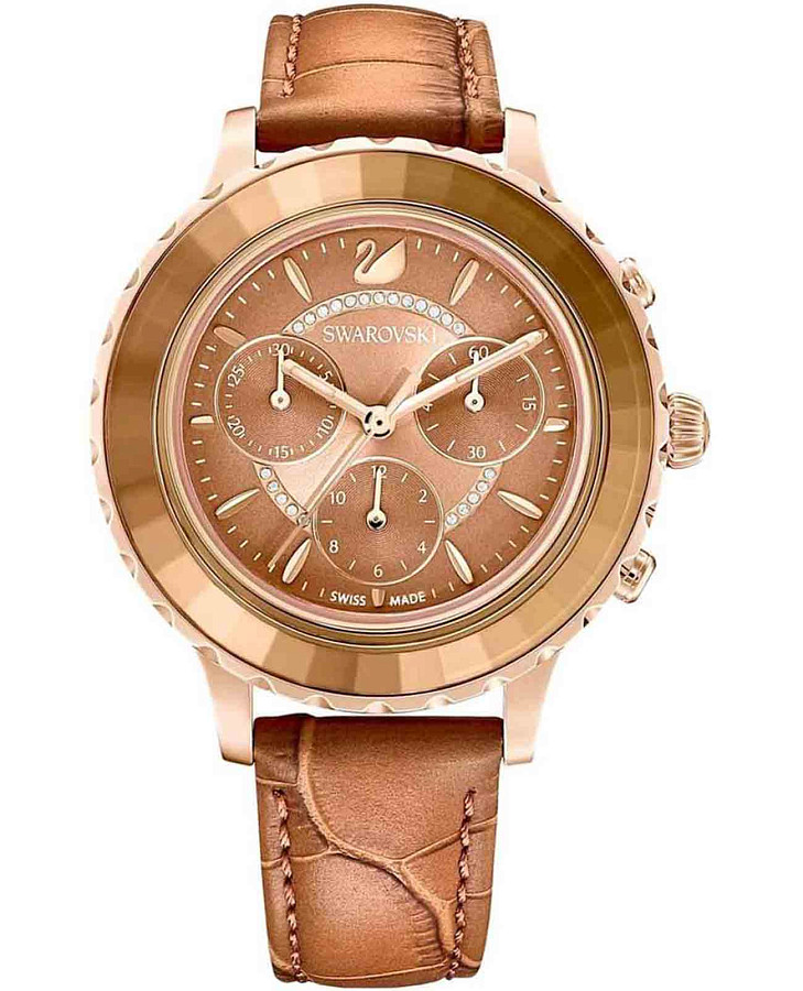Часы Swarovski Octea Lux Chrono 5632260 — женские, коричневый