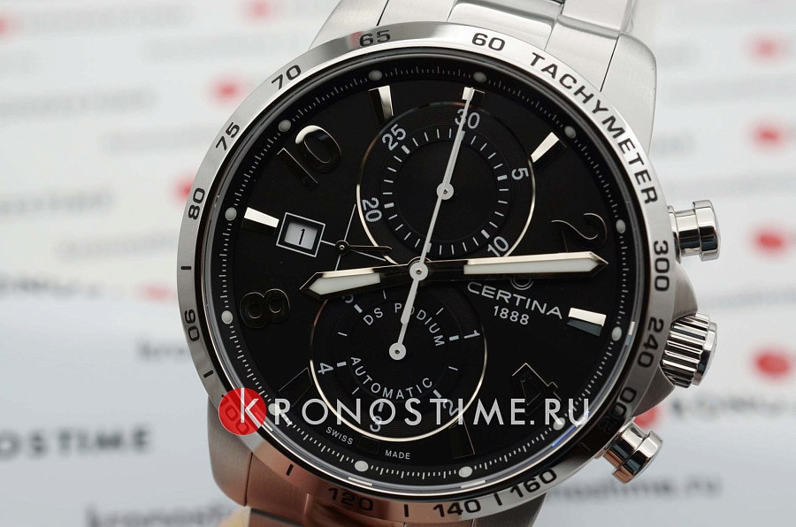 Часы Certina Ds Podium Chronograph Automatic C034.427.11.057.00 — металл сталь, Швейцария