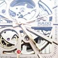 Швейцарские механические керамические наручные часы Rado True Square Automatic Open Heart R27123012, фото 6