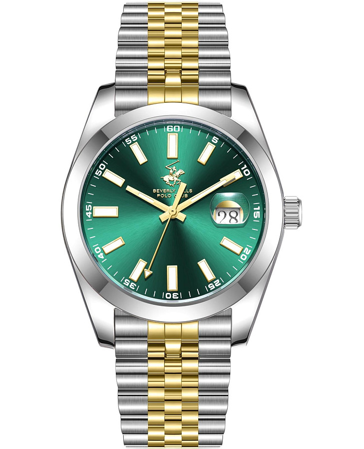 Часы Beverly Hills Polo Club BP3810X.570 — мужские, зеленый