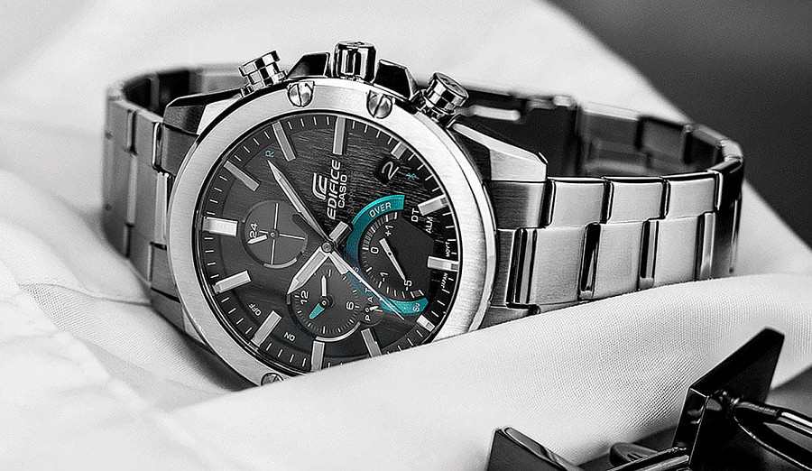 Часы Casio Edifice EQB-1000D-1A — металл сталь, нержавеющая сталь