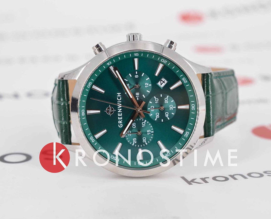 Часы Greenwich Skipper GW 043.17.37 — кварцевые, металл сталь