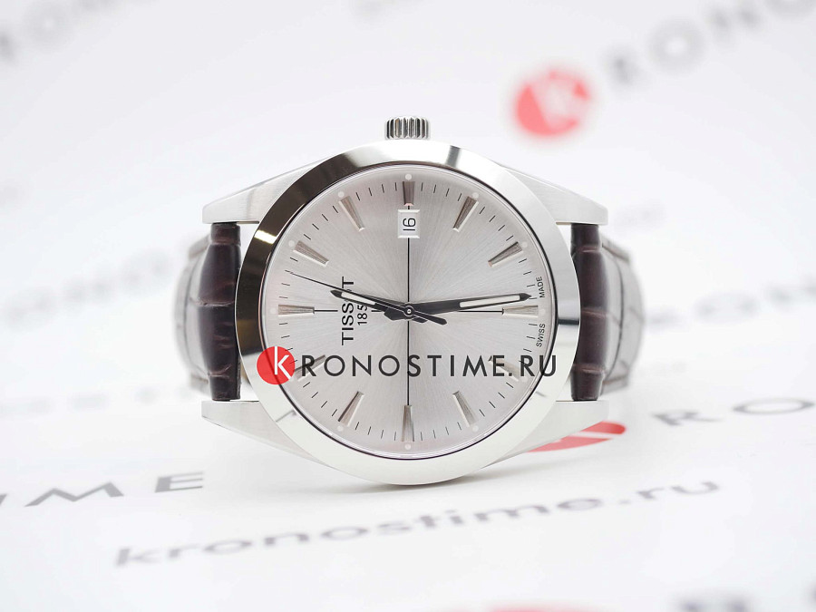 Часы Tissot Gentleman T127.410.16.031.01 — серебристый, металл сталь
