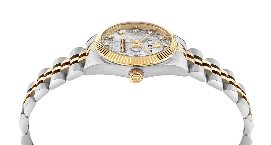 Часы Philipp Plein Date Superlative PWNFA0425 — кварцевые, сталь металл