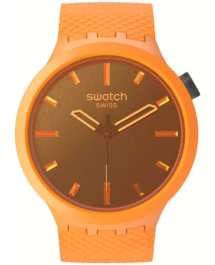 Часы Swatch Big Bold Biosourced Standard SB05O102 — женские, оранжевый