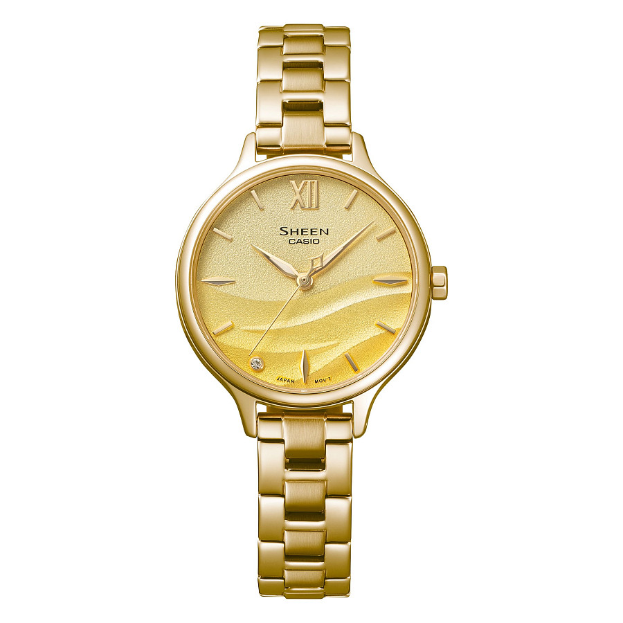 Часы Casio Sheen SHE-4550G-9A — металл сталь, Япония