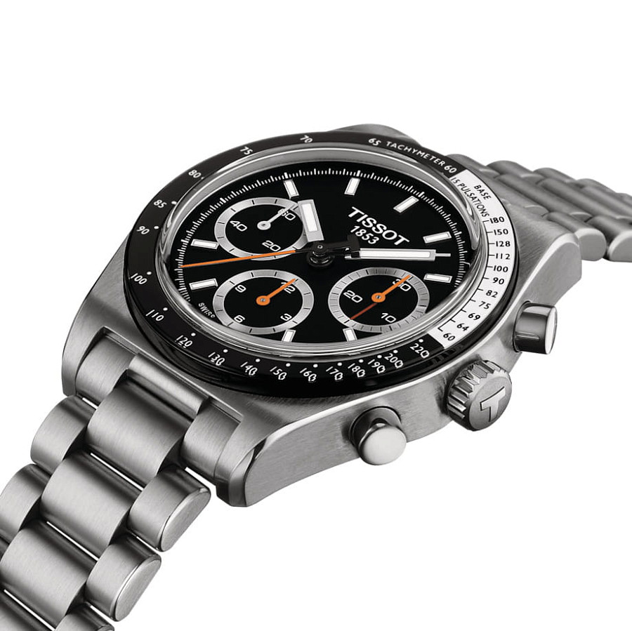 Часы Tissot PRS 516 Mechanical Chronograph T149.459.21.051.00 — черный, механические