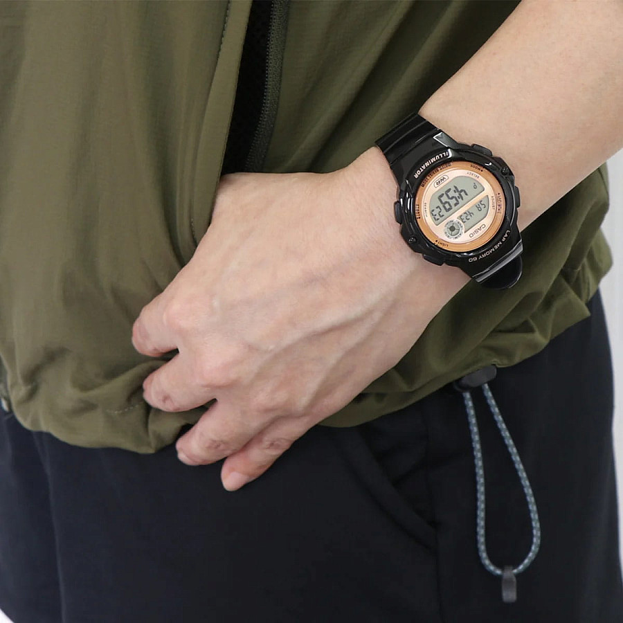 Часы Casio Collection LWS-1200H-1AVDF (LWS-1200H-1A) — кварцевые, пластик