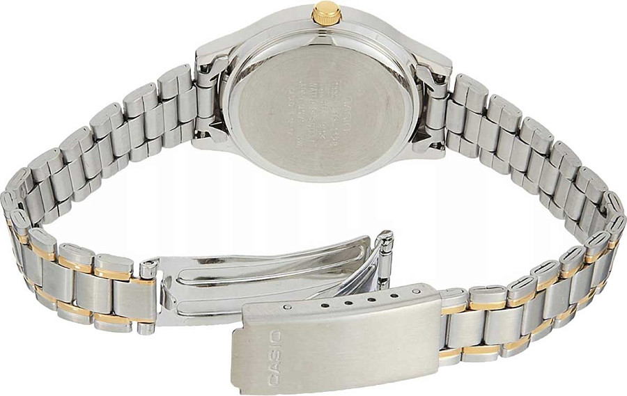 Часы Casio Collection LTP-1128G-9A — нержавеющая сталь с ip-покрытием, женские