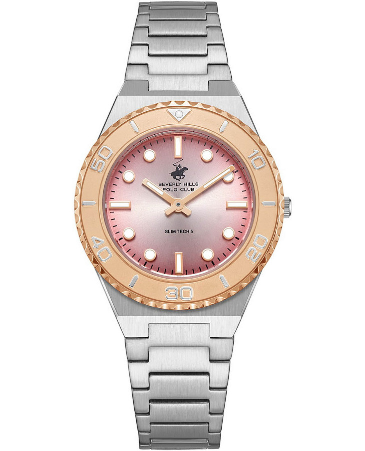 Часы Beverly Hills Polo Club BP3713X.380 — женские, розовый