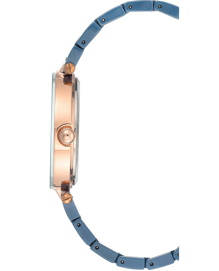 Часы Anne Klein Diamond 1018BLRG — кварцевые, металл сталь