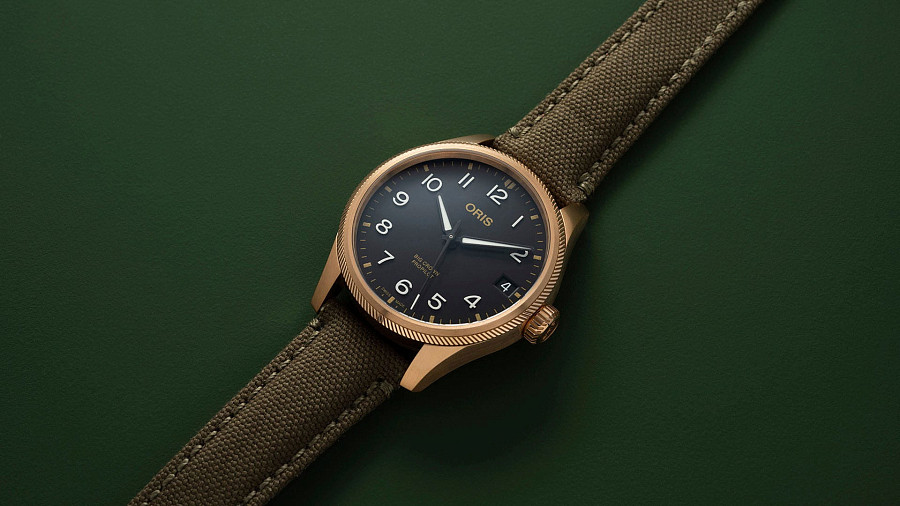 Часы Oris Propilot Big Crown Propilot Big Date 01 751 7761 3164-07 3 2003BRLC — бронза сталь, Швейцария