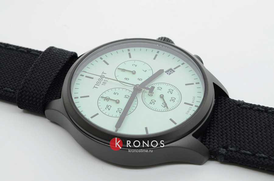 Часы Tissot Chrono XL T116.617.37.091.00 — мужские, тканевый