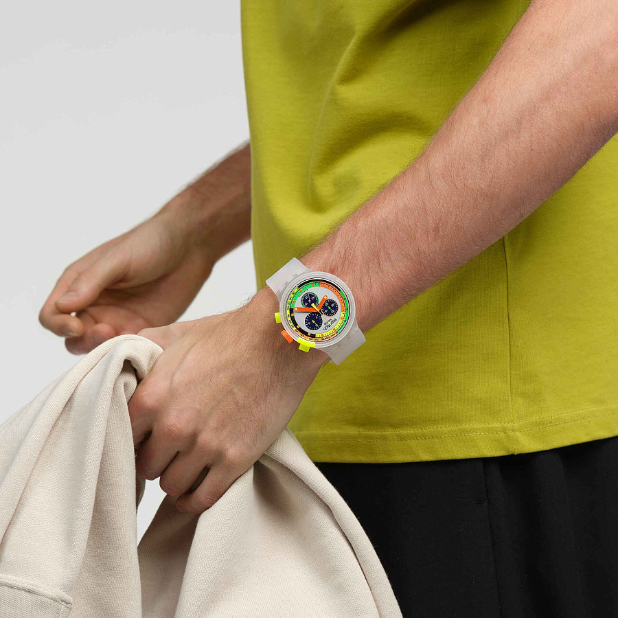 Часы Swatch Big Bold Chrono SB02K100 — артикул SB02K100