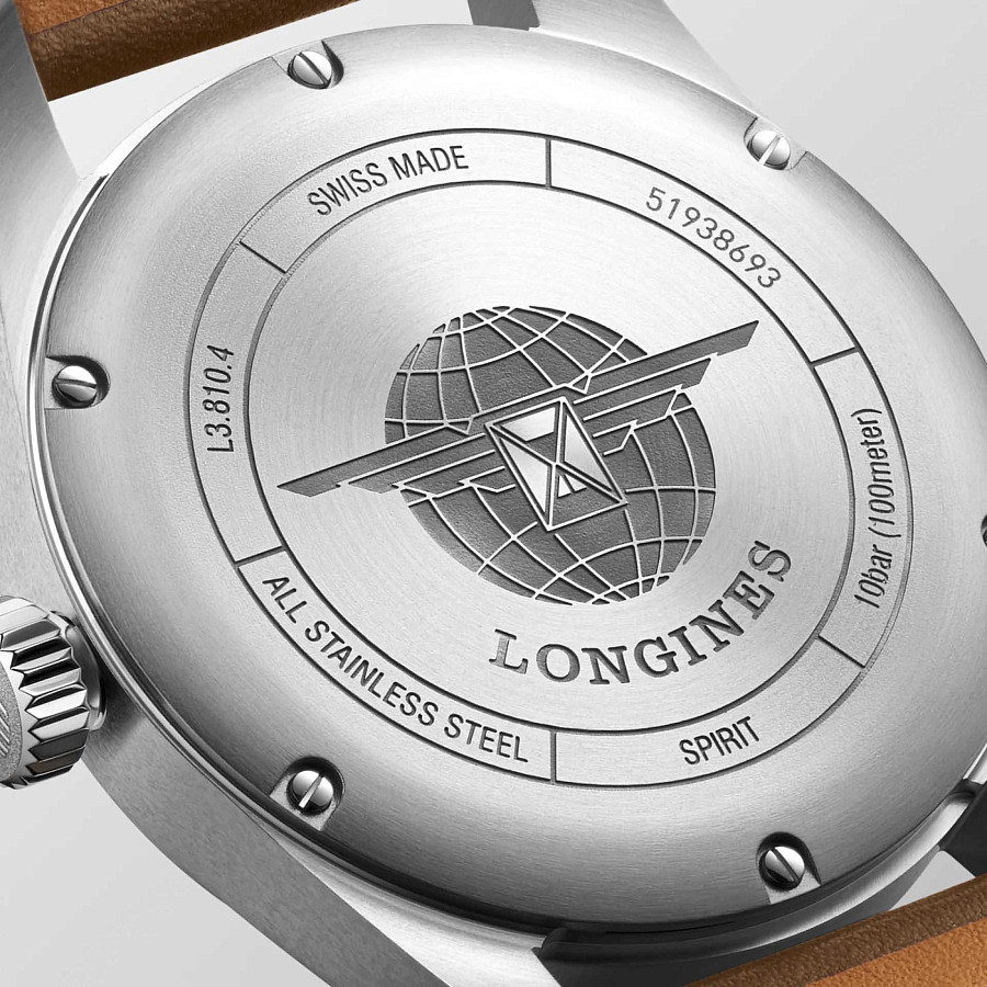 Часы Longines Spirit L3.810.4.73.4 — Швейцария, механические