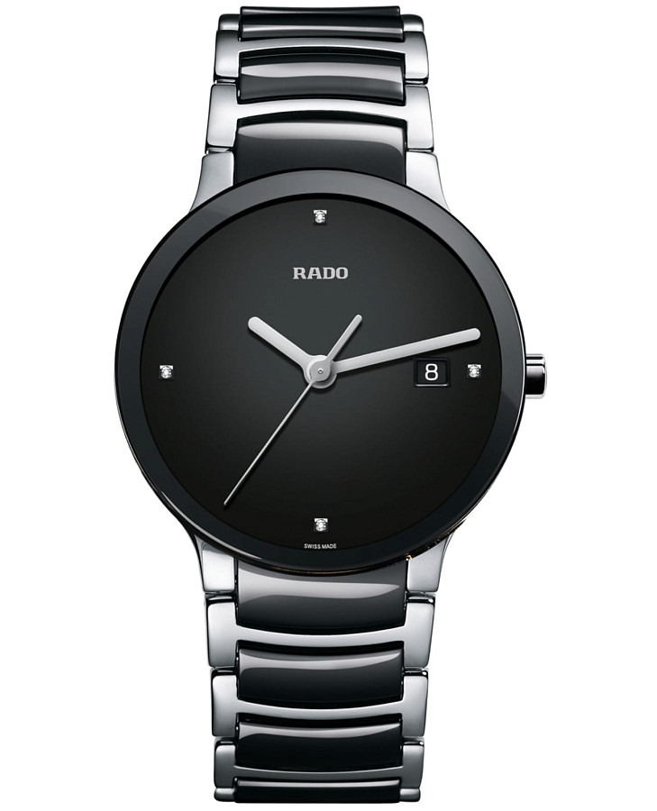 Часы Rado Centrix Diamonds R30934712 — мужские, черный