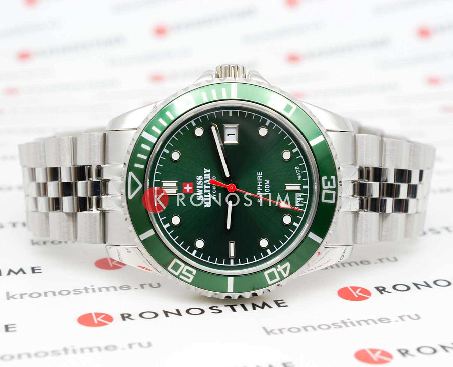 Часы Swiss Military by Chrono Sports SM34109.03 — кварцевые, сталь металл