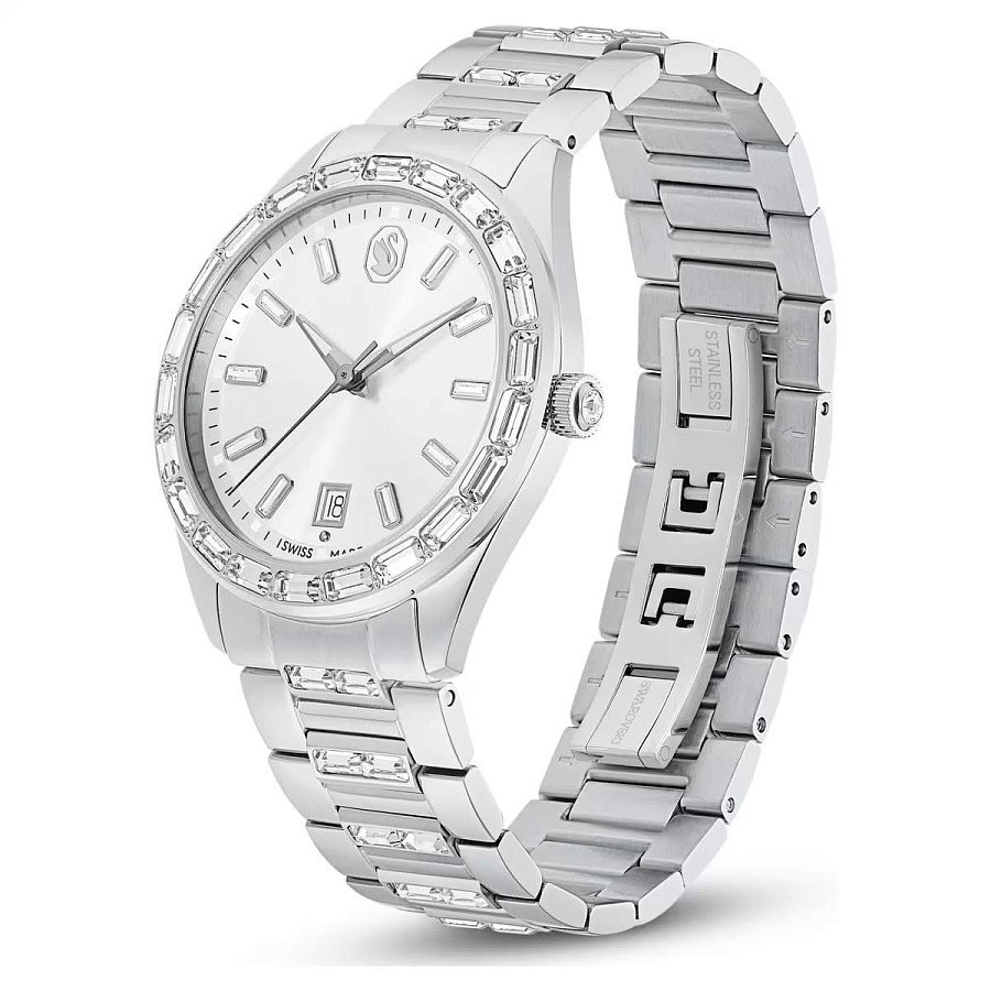 Часы Swarovski Matrix 5734665 — кварцевые, металл сталь