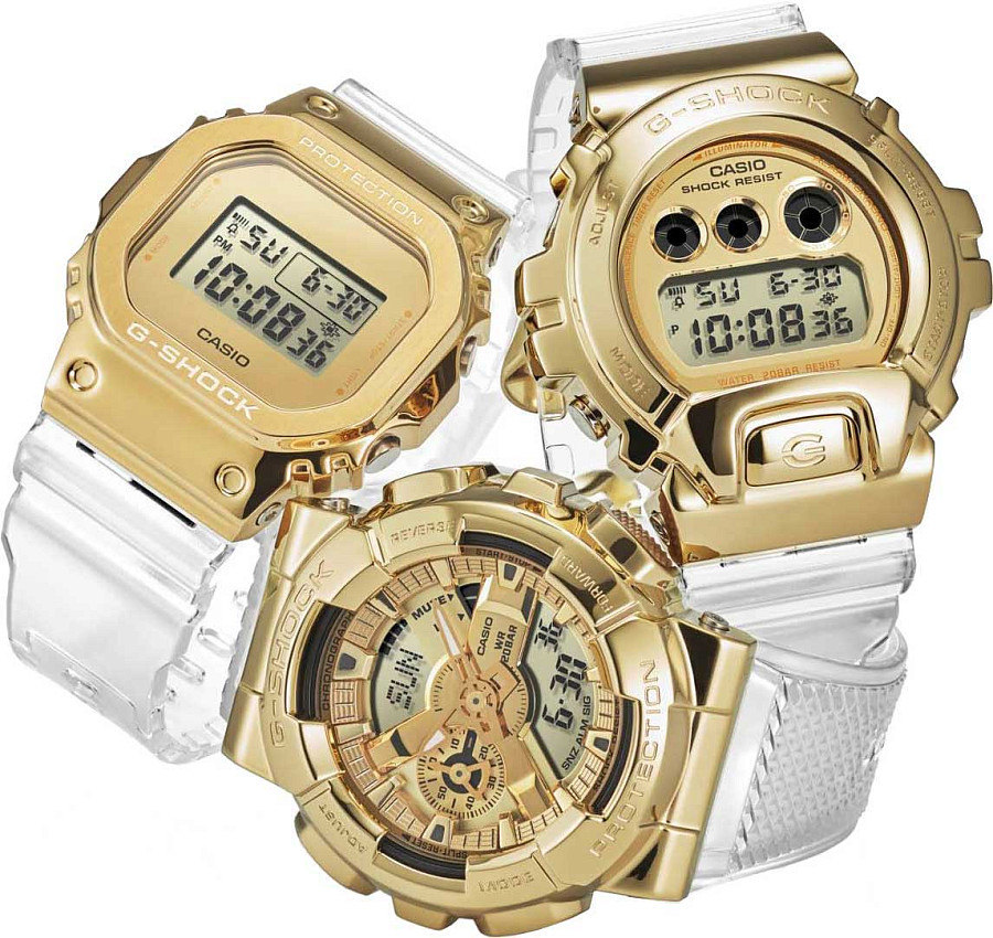 Часы Casio G-Shock GM-6900SG-9DR (GM-6900SG-9ER) — золотой, электронные