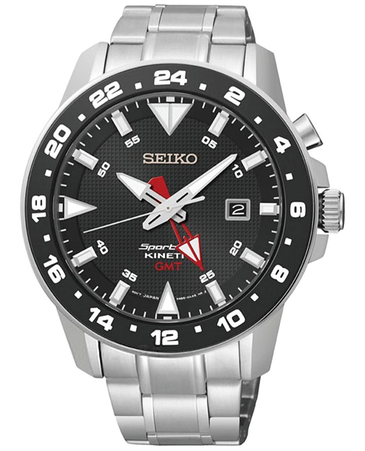 Часы Seiko SUN015P1 — мужские, черный