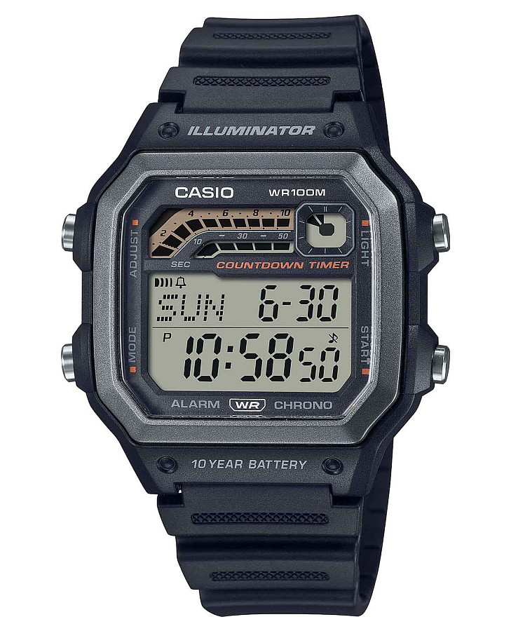 Часы Casio Collection WS-1600H-1AVEF — мужские