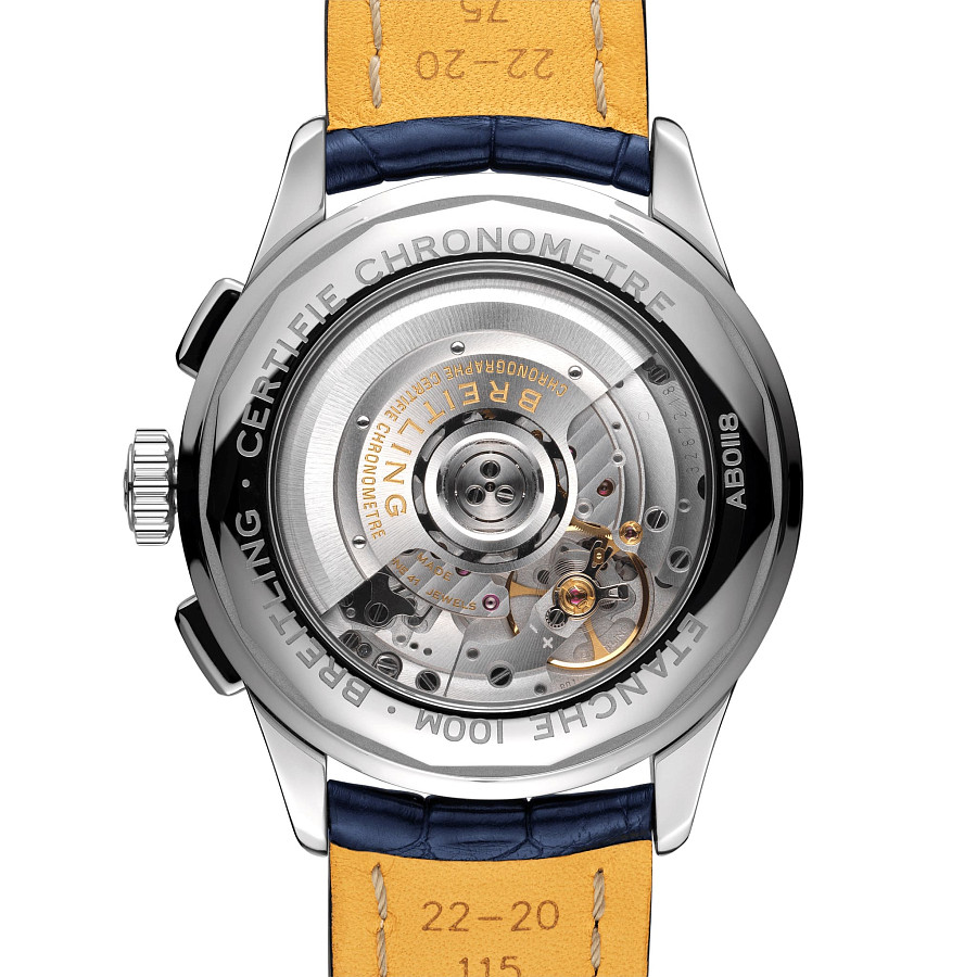 Часы Breitling Premier B01 Chronograph 42 Bentley Mulliner Limited Edition AB0118A71G1P1 — кожаный, мужские