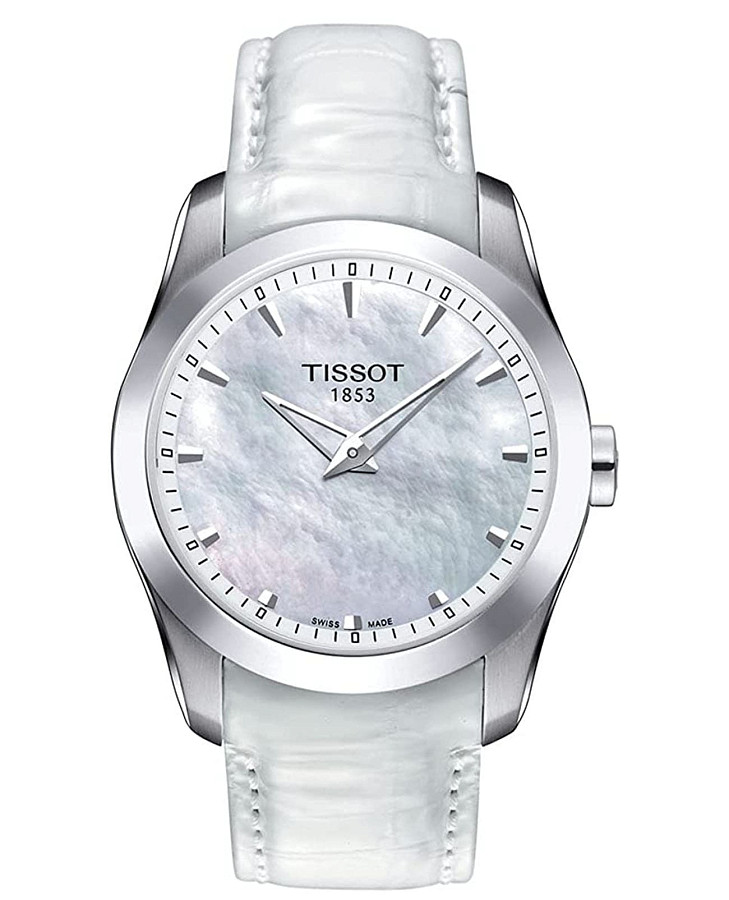 Часы Tissot Couturier Secret Date Lady T035.246.16.111.00 — женские, перламутровый