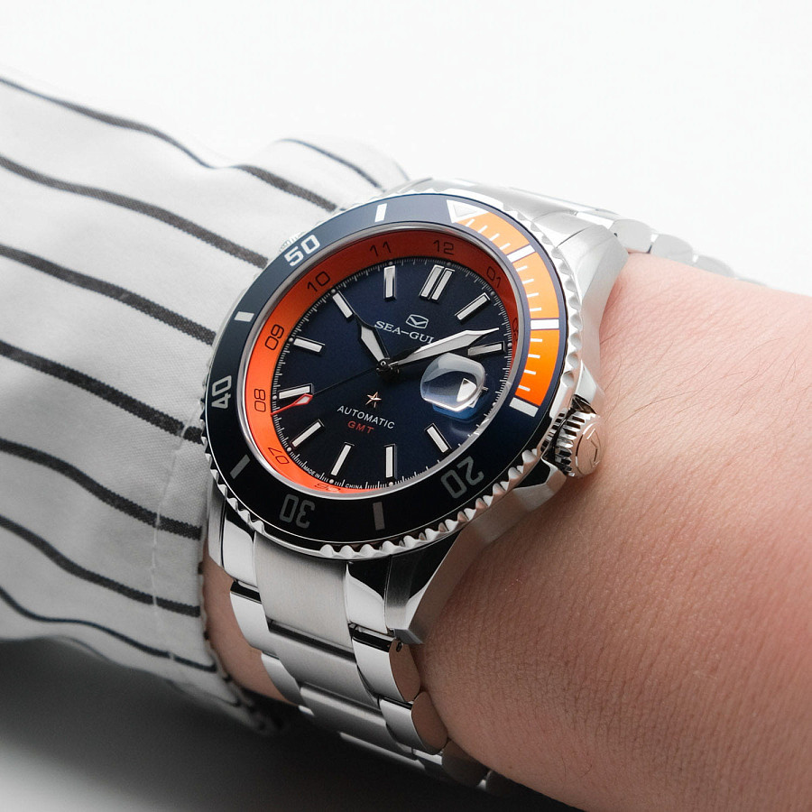 Часы Seagull Ocean Star 816.32.6155 — мужские, нержавеющая сталь