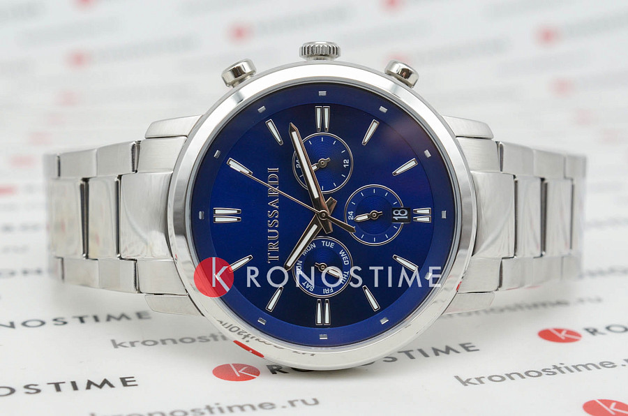 Часы Trussardi T-Couple R2453147013 — кварцевые, металл сталь