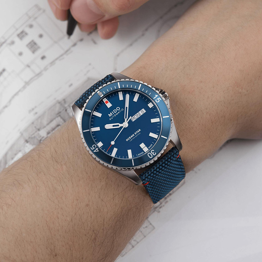 Часы Mido Ocean Star 20th Anniversary Inspired by Architecture 200 M026.430.17.041.01 — артикул M0264301704101