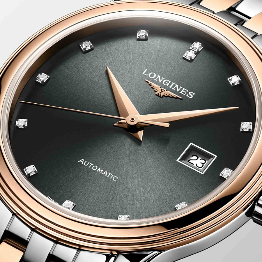 Часы Longines Flagship L4.374.3.77.7 — нержавеющая сталь с pvd-покрытием, женские