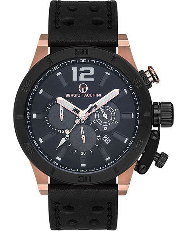 Часы Sergio Tacchini Herritech ST.1.119.04 — мужские, черный