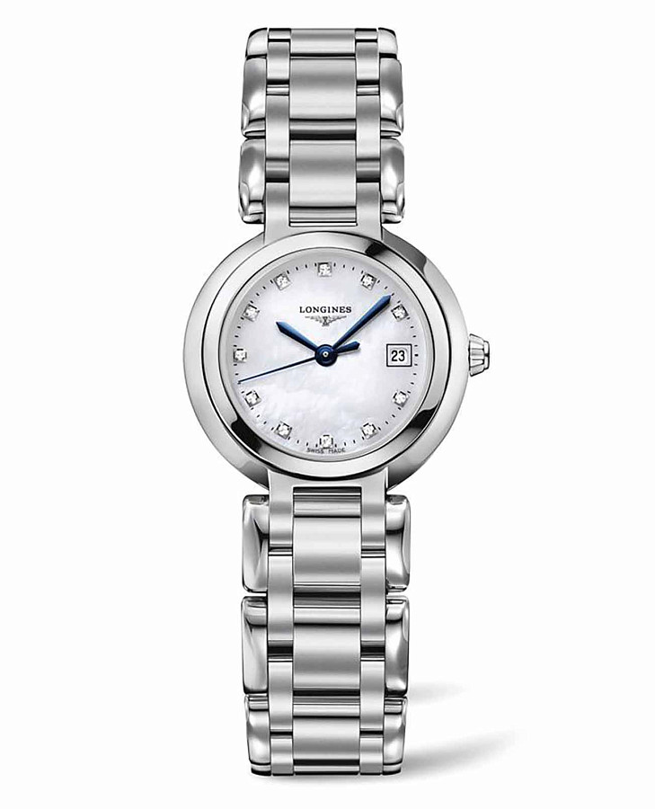 Часы Longines PrimaLuna L8.110.4.87.6 — женские, перламутровый