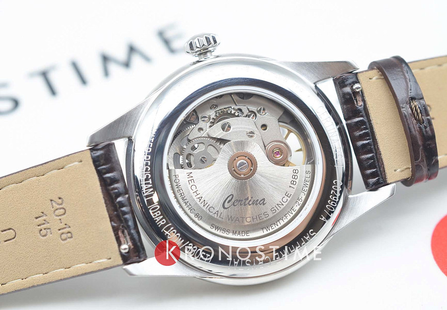 Часы Certina DS-1 Skeleton C029.907.16.081.00 — мужские, кожаный