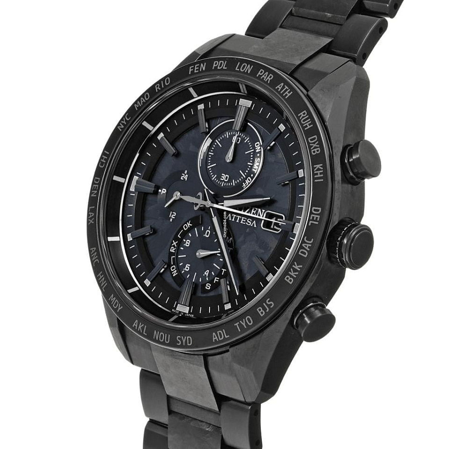 Часы Citizen Attesa AT8287-62E — титановый c dlc покрытием, мужские